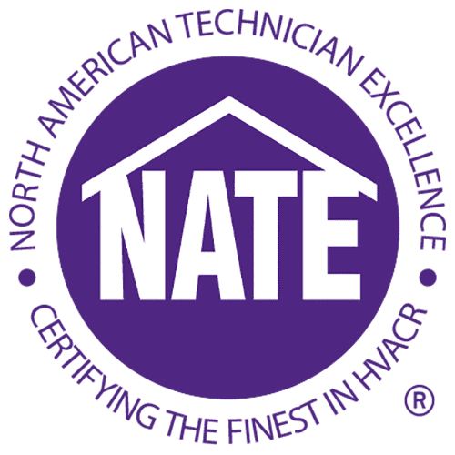 NATE logo.